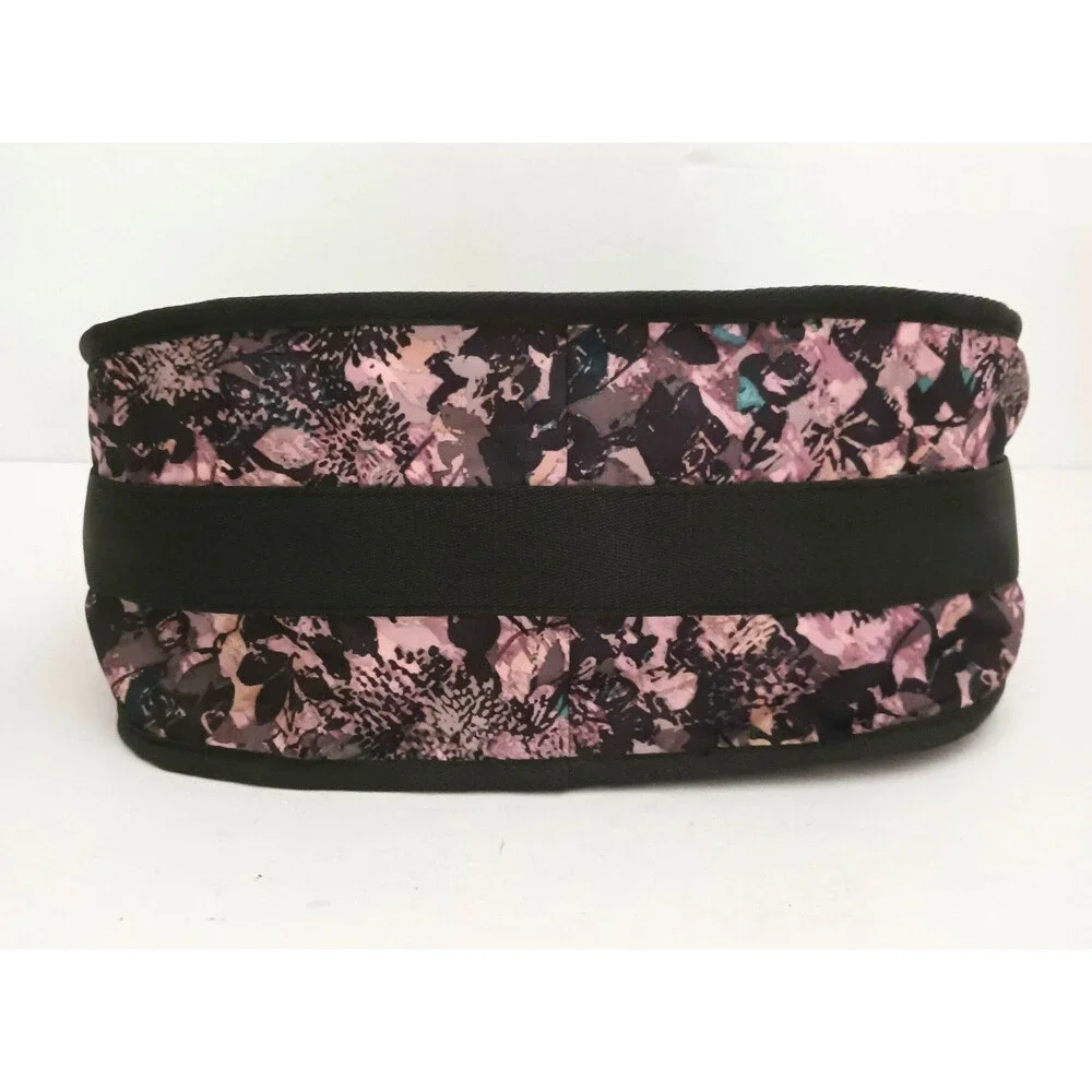 NEW Le Sportsac Deluxe Crossbody Bag w Zippered Pouch Gray/Pink Printed Nylon